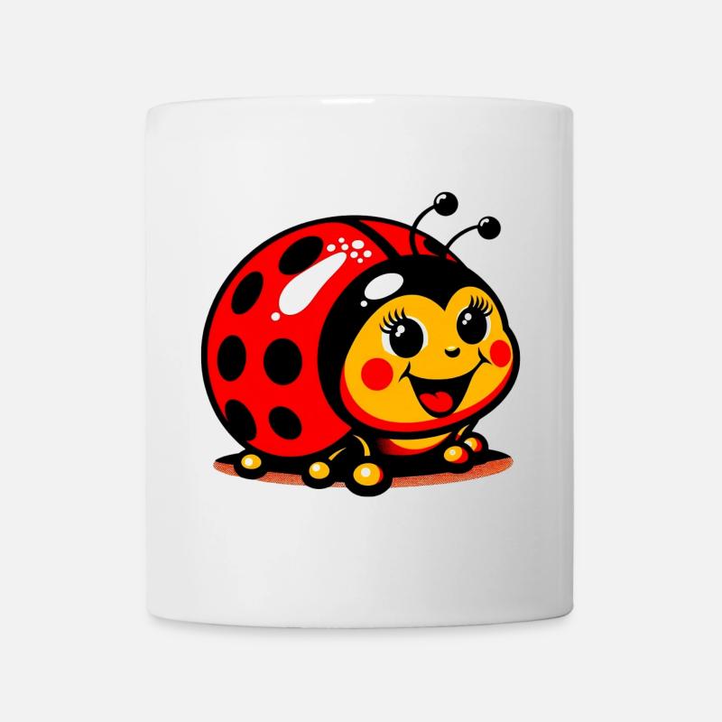 Coccinelle - Mug blanc - blanc