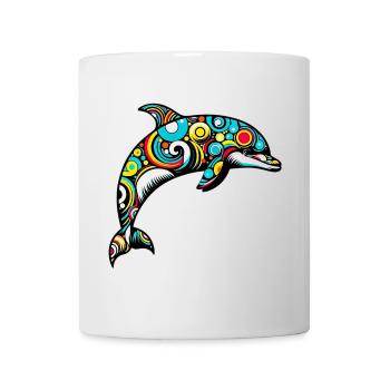 Dauphin - Mug blanc - blanc - Devant