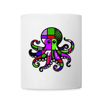 Octopus - Mug - white - Front