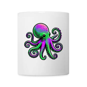 Pieuvre - Mug blanc - blanc - Devant