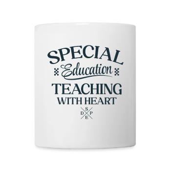 Special Education -Teaching With Heart - Mug - white - Front