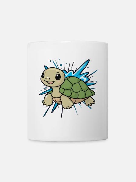 Turtle Schildkröten Tortuga - Tasse - Weiß