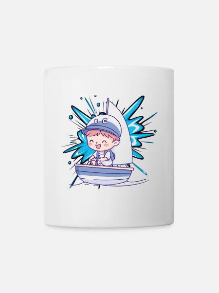 Segeln Segelboot Segelboote - Tasse - Weiß