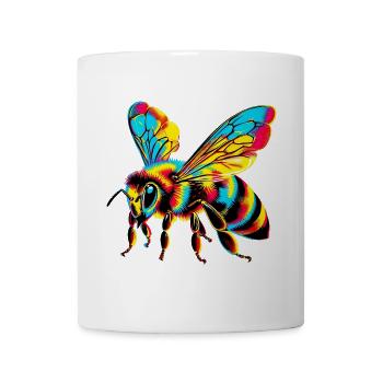 Biene - Tasse - Weiß - Vorne