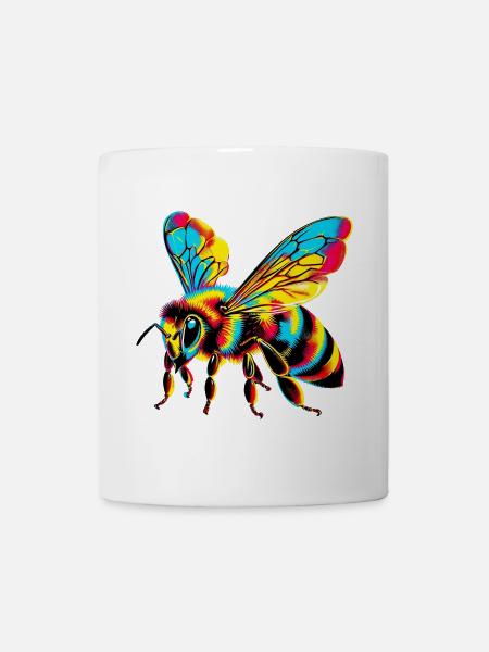 Biene - Tasse - Weiß