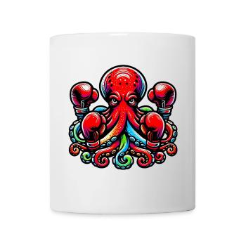 Pieuvre - Mug blanc - blanc - Devant