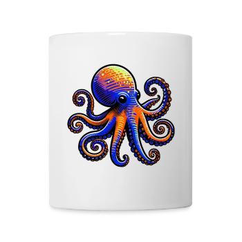 Pieuvre - Mug blanc - blanc - Devant