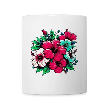Hibiscus Flowers - Mug - white - Front