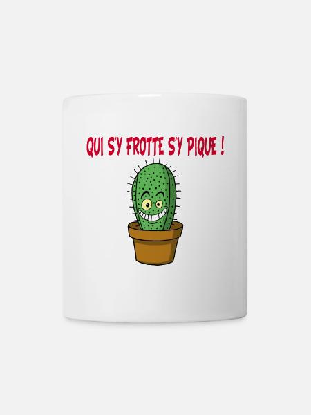 Cactus manga - Mug blanc - blanc