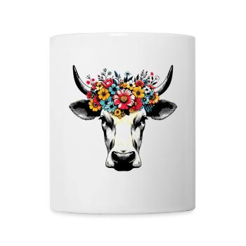 Vache - Mug blanc - blanc - Devant