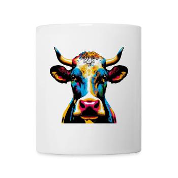 Vache - Mug blanc - blanc - Devant