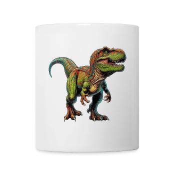 Dinosaurier - Tasse - Weiß - Vorne