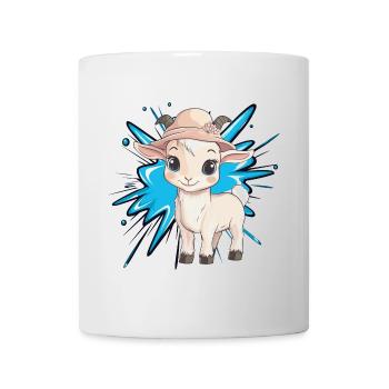 Chèvre Capricorne - Mug blanc - blanc - Devant