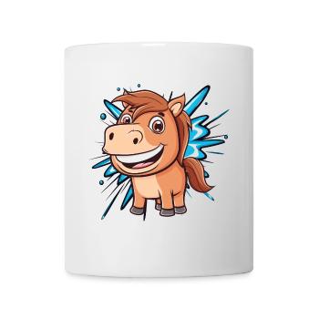 Horses Rider Horse Head - Mug - white - Front