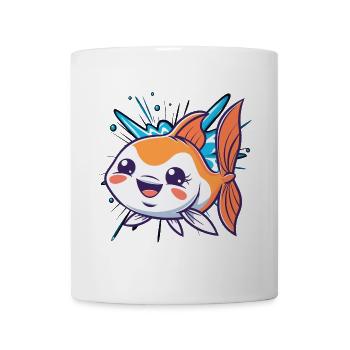 Pêcheur de poissons - Mug blanc - blanc - Devant