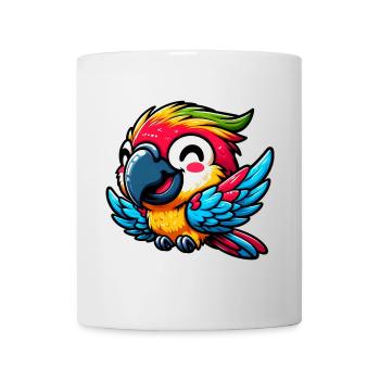 Perroquet - Mug blanc - blanc - Devant