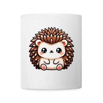 Hérisson - Mug blanc - blanc - Devant