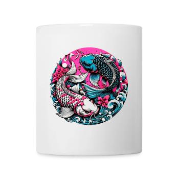Carpe koï - Mug blanc - blanc - Devant