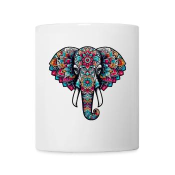 Éléphant - Mug blanc - blanc - Devant