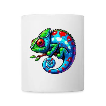 Chamäleon - Tasse - Weiß - Vorne