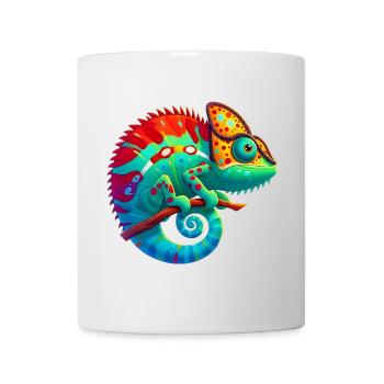 Caméléon - Mug blanc - blanc - Devant