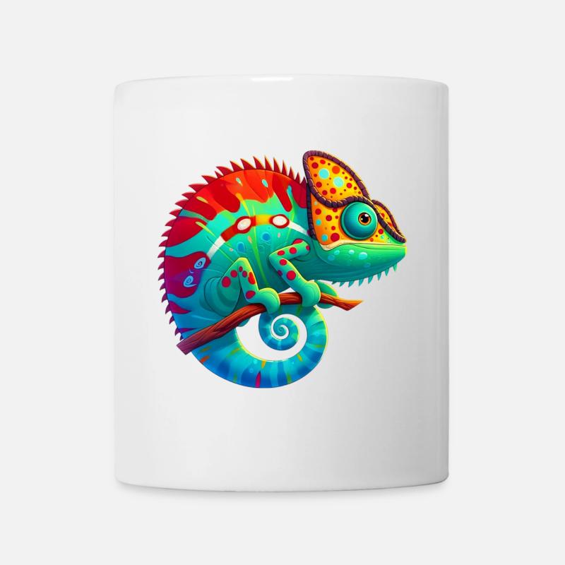 Chamäleon - Tasse - Weiß