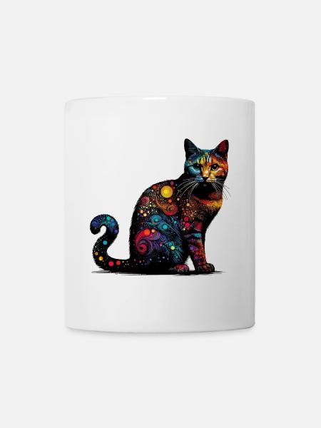 Katze - Tasse - Weiß