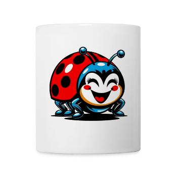 Marienkäfer - Tasse - Weiß - Vorne