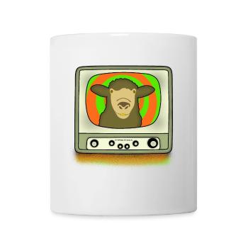 Hypnose Mouton TV - Mug blanc - blanc - Devant
