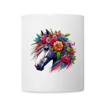 Cheval - Mug blanc - blanc - Devant
