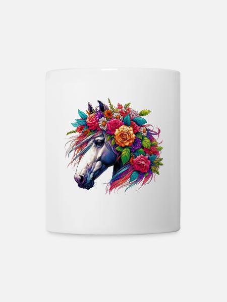 Pferd - Tasse - Weiß
