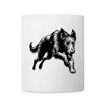 Irish Wolfhound - Tasse - Weiß - Vorne