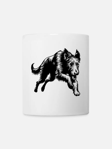 Irish Wolfhound - Tasse - Weiß