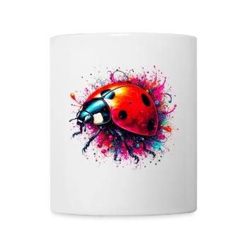Marienkäfer - Tasse - Weiß - Vorne