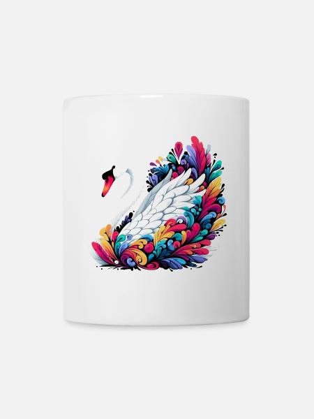 Schwan - Tasse - Weiß