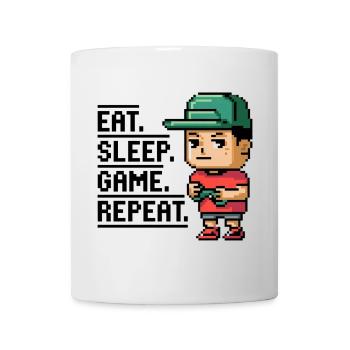 Pixel Art Gamer Lifestyle Design - Mug blanc - blanc - Devant