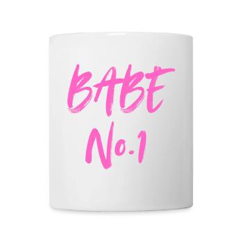 BABE No. 1 - Tasse - Weiß - Vorne