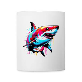 Requin - Mug blanc - blanc - Devant