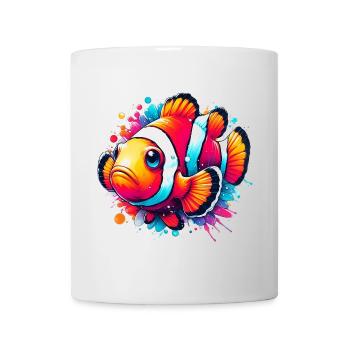 Poisson-clown - Mug blanc - blanc - Devant