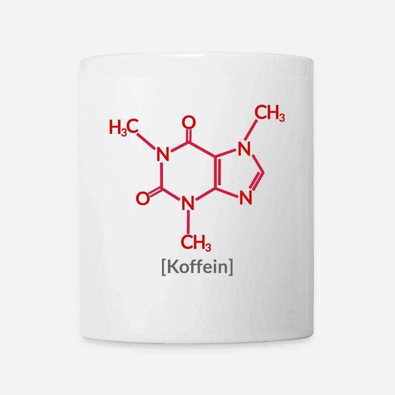 Caféine - Mug blanc - blanc