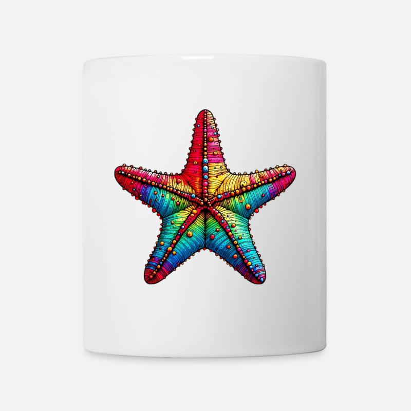 Seestern - Tasse - Weiß