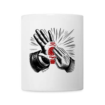 Keine langweiligen Uhren - Tasse - Weiß - Vorne
