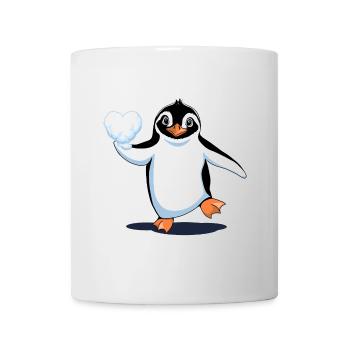Penguin in Love - Mug - white - Front
