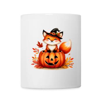 Halloween Fox in the Pumpkin: Sweet Scary Fun - Mug - white - Front