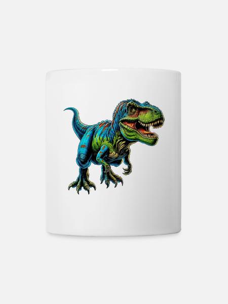 Dinosaurier - Tasse - Weiß