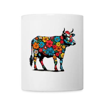 Vache - Mug blanc - blanc - Devant