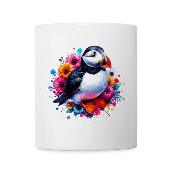 Papageitaucher - Tasse - Weiß - Vorne