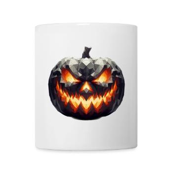 A scary Halloween pumpkin - Mug - white - Front