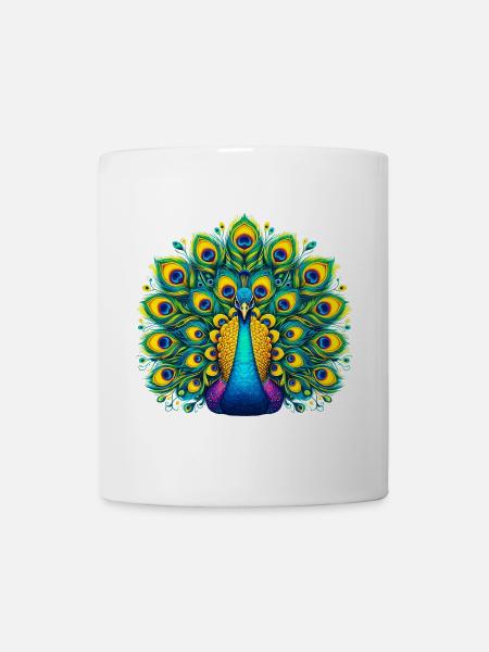 Peacock - Mug - white