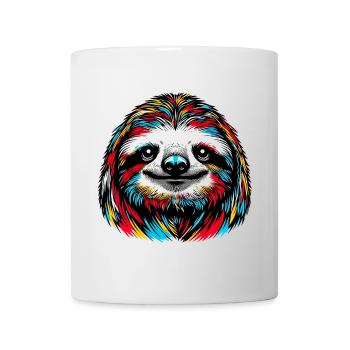 Faultier - Tasse - Weiß - Vorne